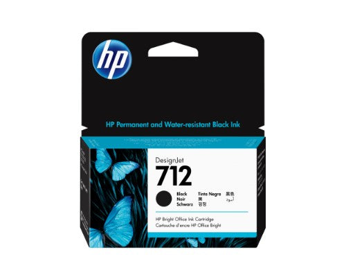 HP 3ED70A/712 Ink cartridge black 38ml for HP DesignJet T 200