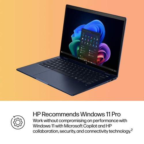 HP EliteBook X Flip G1i Next Gen AI PC Wolf Pro Security Edition Copilot+ PC Intel Core Ultra 7 258V Hybrid (2-in-1) 35.6 cm (14") Touchscreen WUXGA 32 GB LPDDR5x-SDRAM 1 TB SSD Wi-Fi 7 (802.11be) Windows 11 Pro Blue